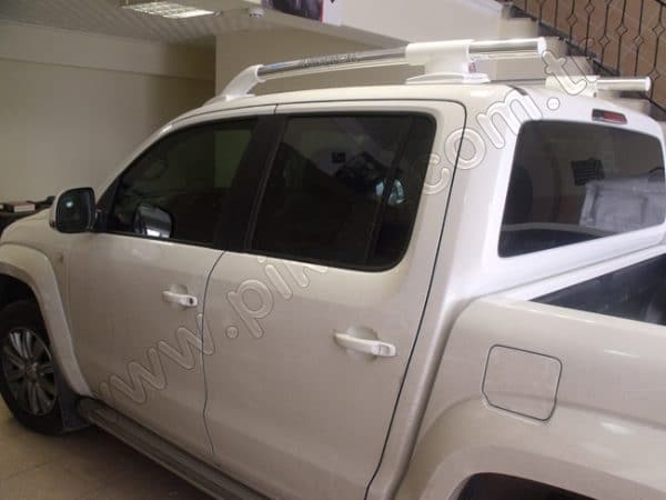 VW Amarok Beyaz Tavan Portbagajı