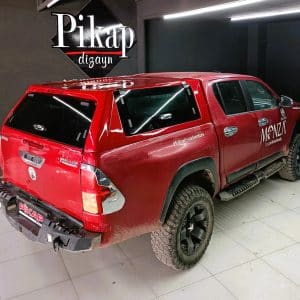 Toyota Hilux Yukarı Açılır Camlı Kabin